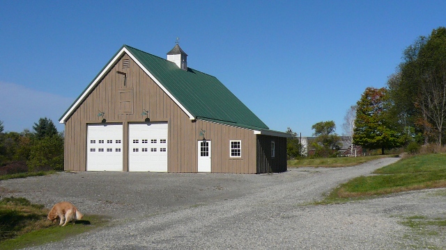 Our barn is the center of operations